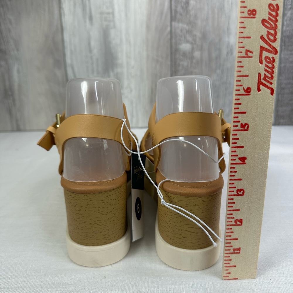 Target Tan Woven Wedge Sandals - Picture 5 of 6